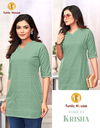 Krisha By Tunic House Viscous Rayon Chikankari Kurta Wholesale In India